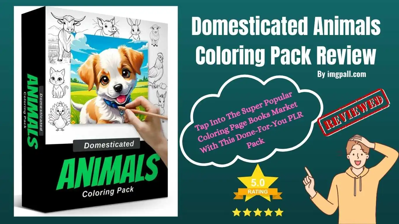 Domesticated Animals Coloring Pack Review [PLR]: OTO Info and More