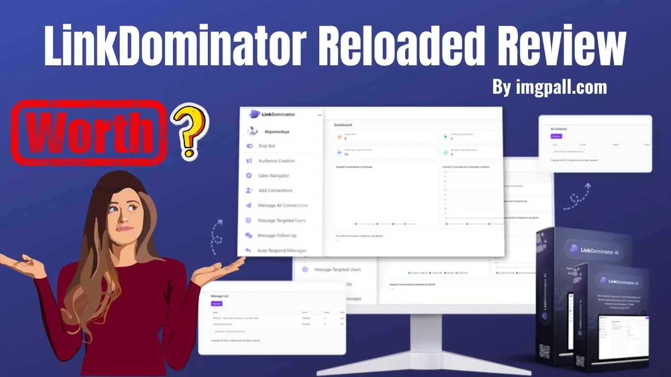 LinkDominator Reloaded Review: Easy LinkedIn Lead Generation! See OTOs